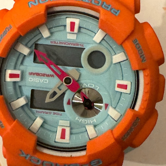 Casio G-Shock / In4mation G-Lide Limited Orange GAX100X-4ADR GAX-100X-4ADR - Picture 5 of 6
